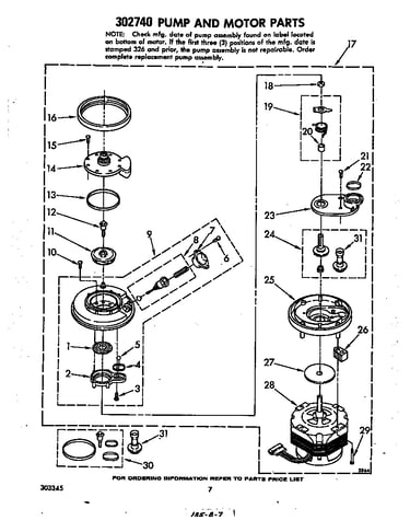Pump and motor