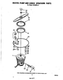 Heater, pump and lower sprayarm