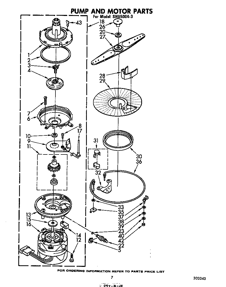 Pump and motor