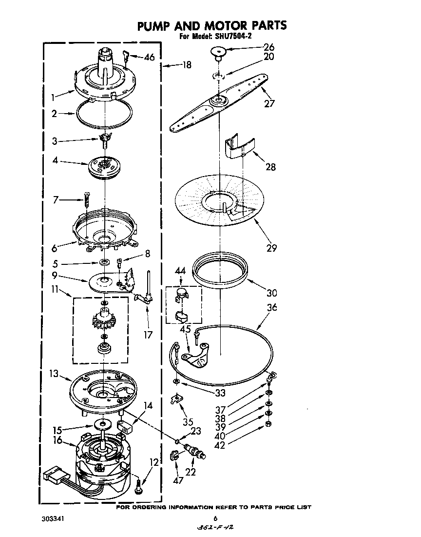 Pump and motor