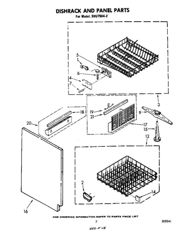 Dishrack and panel