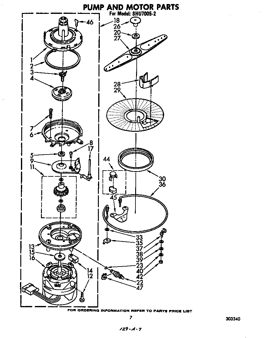 Pump and motor