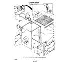 Whirlpool SHF7884P2 cabinet diagram