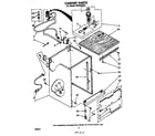Whirlpool SHF5584P2 cabinet diagram