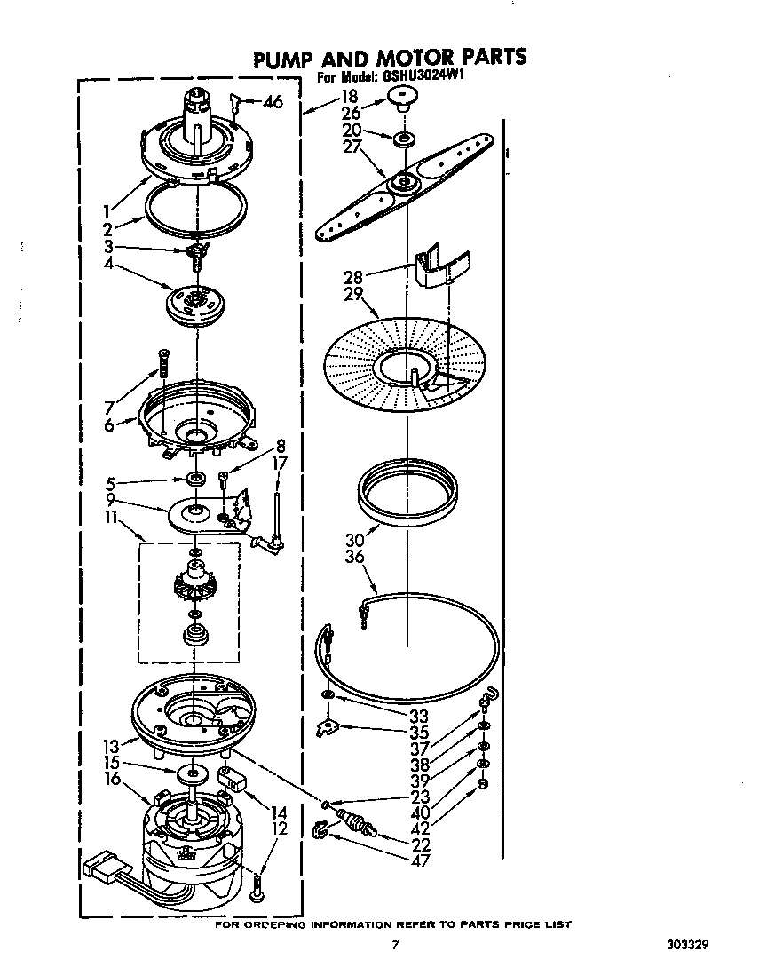 Pump and motor