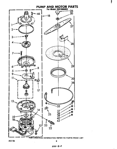 Pump and motor