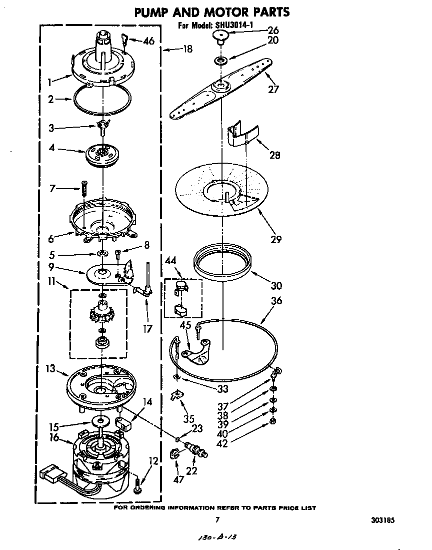 Pump and motor