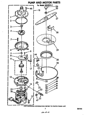 Pump and motor