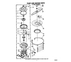 Whirlpool SHU30041 pump and motor diagram
