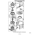 Whirlpool SHF7884P1 pump and motor diagram