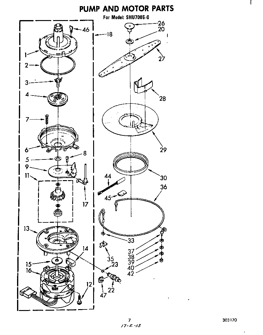 PUMP AND MOTOR