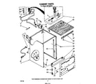 Whirlpool SHF7884P0 cabinet diagram