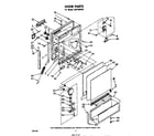 Whirlpool SHF7884P0 door diagram