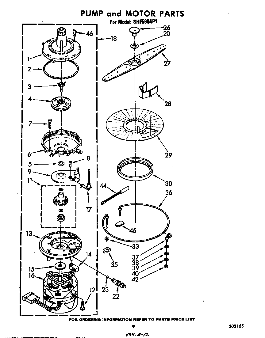Pump and motor
