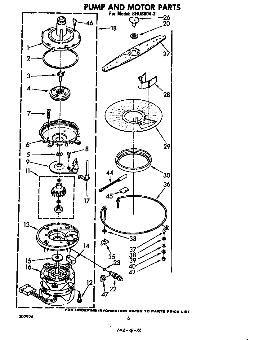 Pump and motor