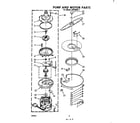 Whirlpool SHU99041 pump and motor diagram
