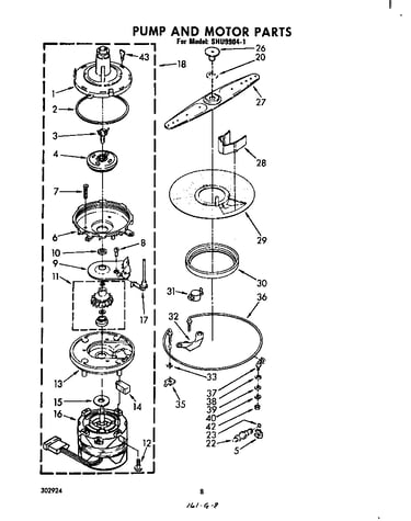 Pump and motor
