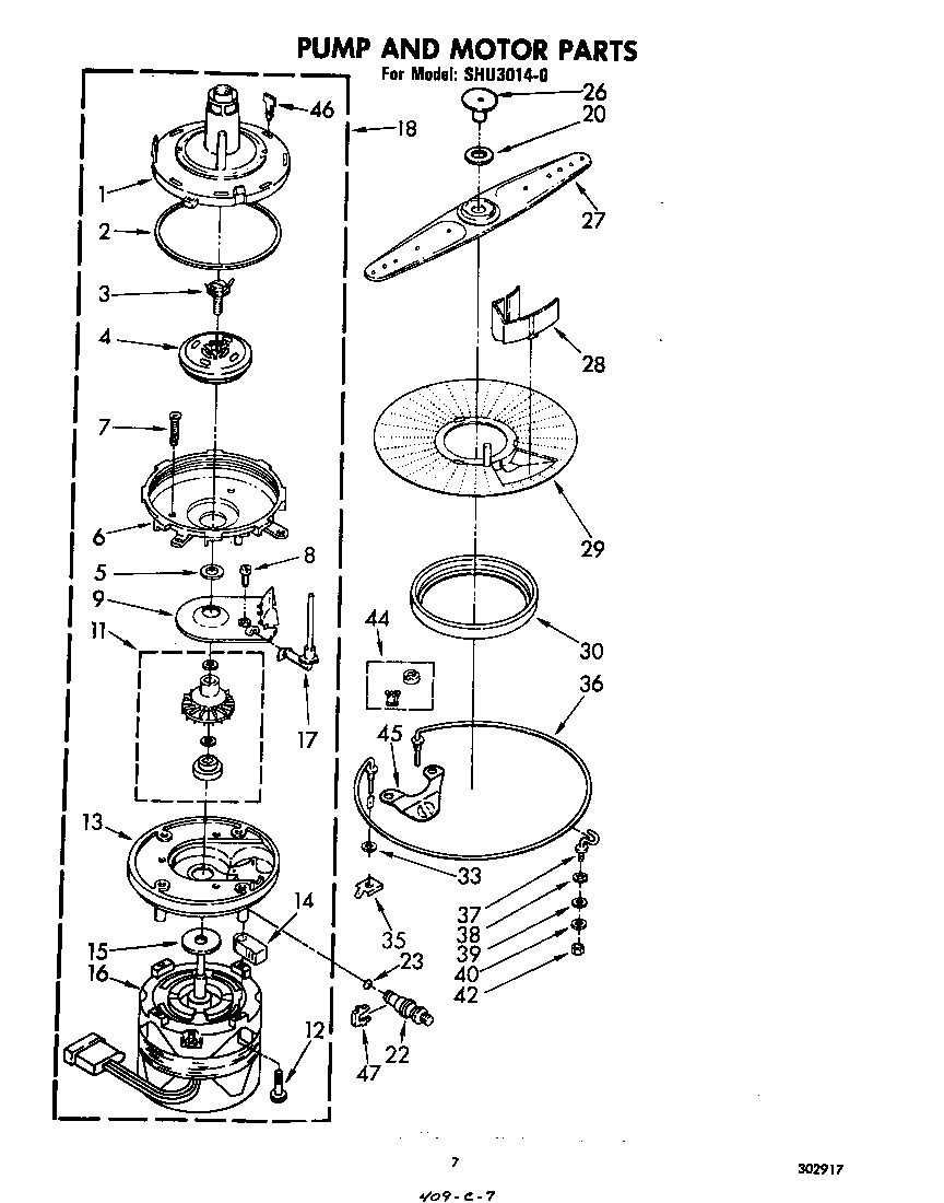 Pump and motor