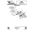 Whirlpool SHU55040 console diagram