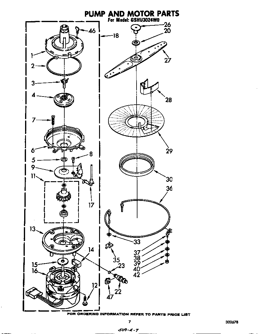 Pump and motor