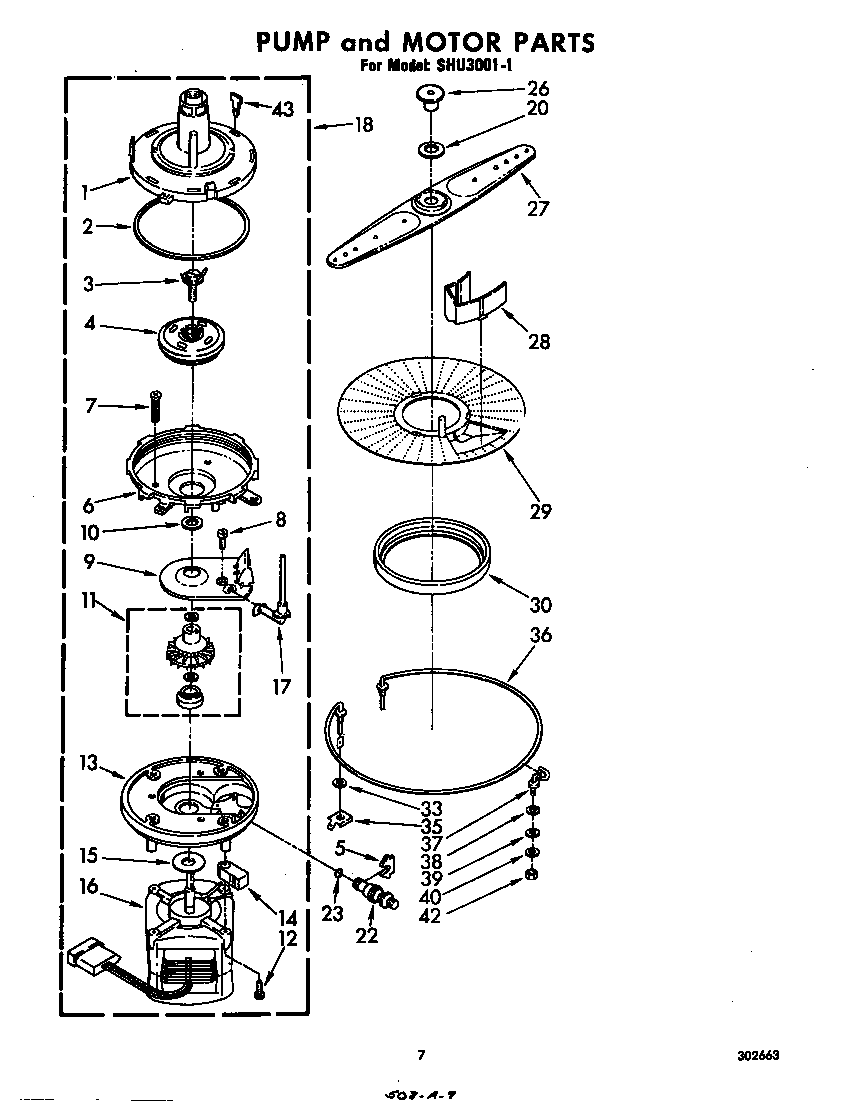 Pump and motor