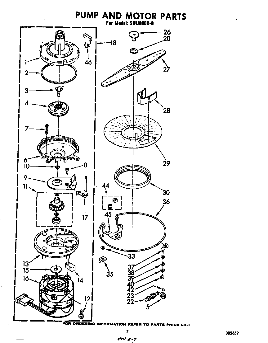 Pump and motor