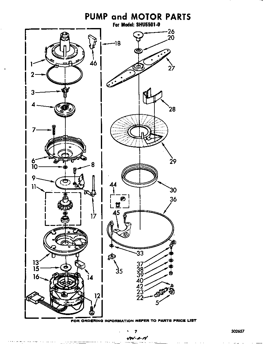 Pump and motor