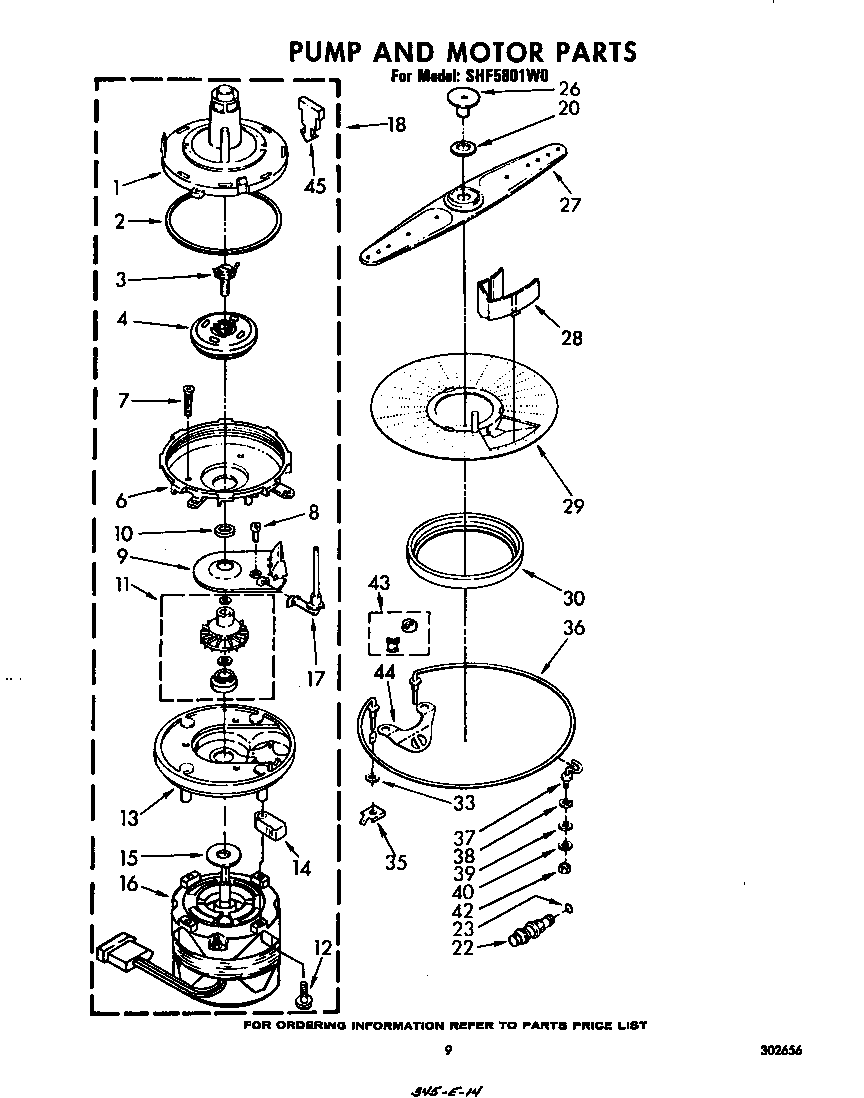 Pump and motor