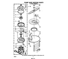 Whirlpool SHU80010 pump and motor diagram