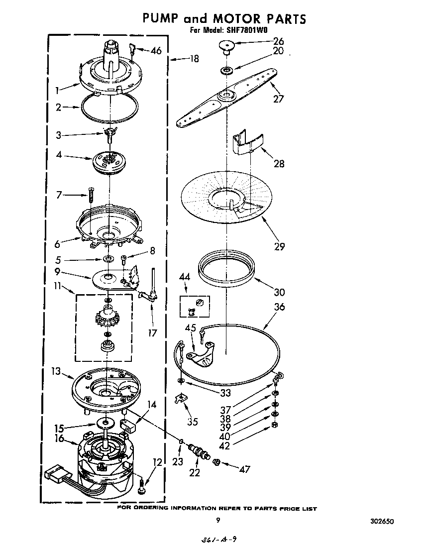 Pump and motor