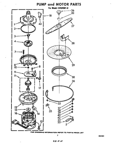 Pump and motor