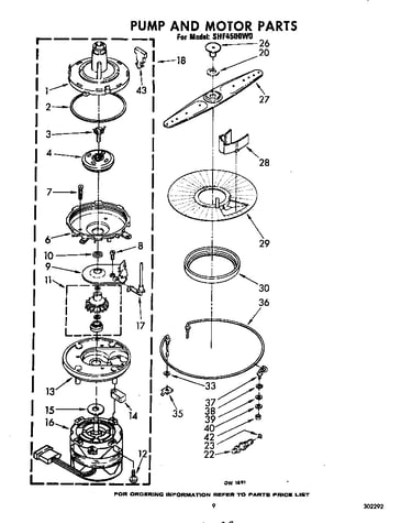 Pump and motor