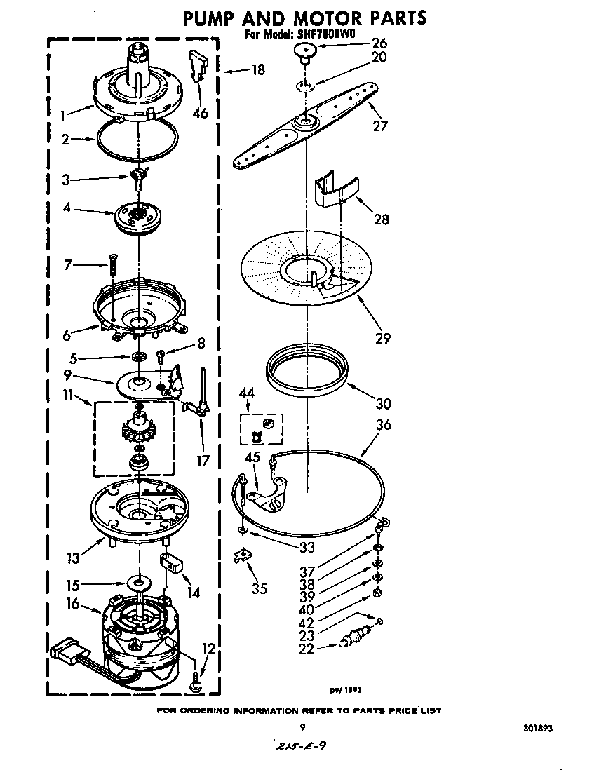 PUMP AND MOTOR