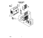 Whirlpool RE81A1 cabinet diagram