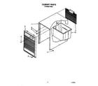 Whirlpool D40A1 cabinet diagram