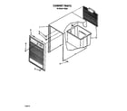 Whirlpool D40A0 cabinet parts diagram