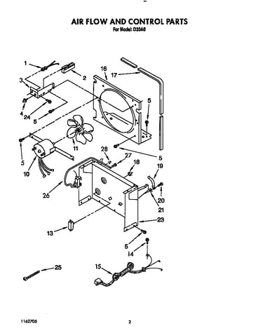 Air flow and control parts