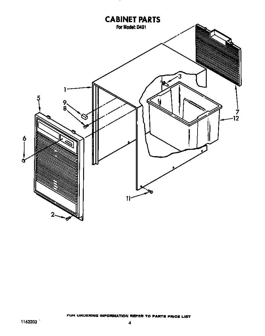 CABINET PARTS