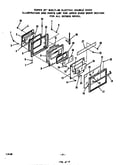 Upper oven door
