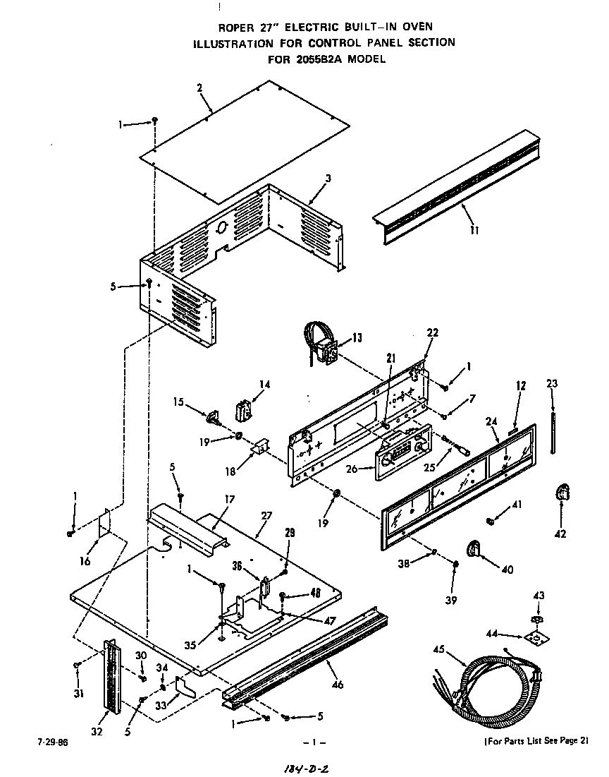 Control panel