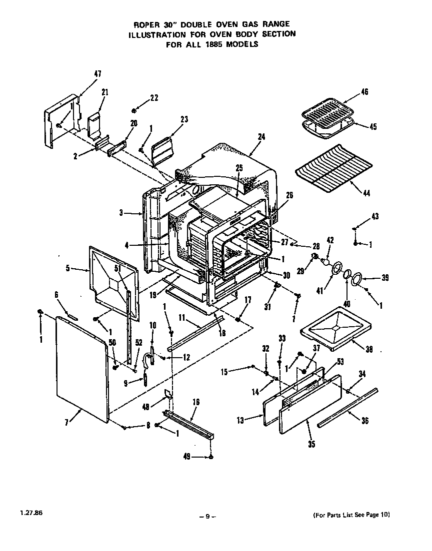 Oven body