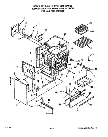 Oven body