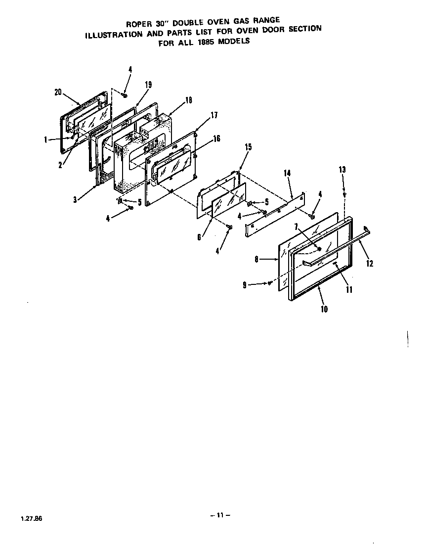 Oven door