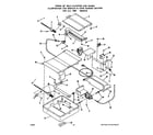 Roper 1395*2A broiler and oven burner diagram