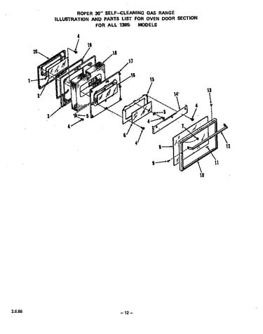 Oven door