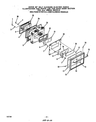 Oven door