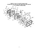 Upper oven door