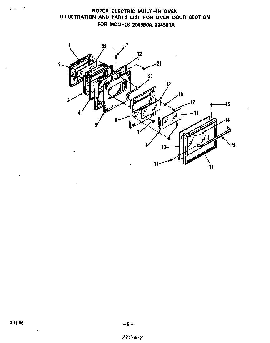 Oven door