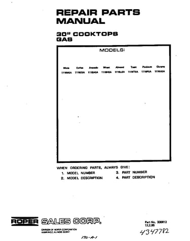 Gas cooktop