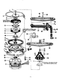 Motor, heater and spray arm